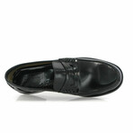 Polish Leather Boston Loafers // Black (38)