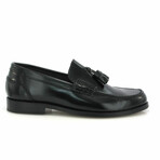 Polish Leather Boston w/ Tassel Loafers // Black (38)