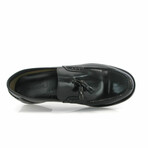 Polish Leather Boston w/ Tassel Loafers // Black (38)