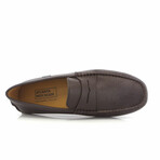 Grainy Lather City Loafers // Dark Brown (39)