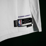 LeBron James // Los Angeles Lakers // Autographed 2023-24 Team Issued Jersey w/ "Crown" Inscription