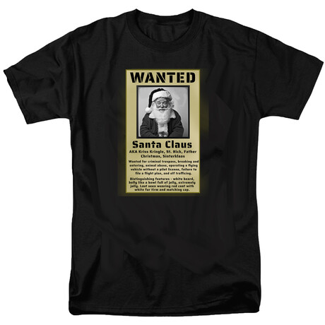 Wanted Santa Claus // Black (S)