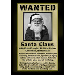 Wanted Santa Claus // Black (XL)