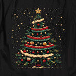 Starry Christmas Tree // Black (S)