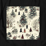 Christmas Trees in the Wild // Black (M)