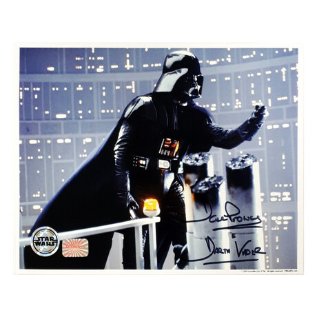 David Prowse Signed Star Wars 8x10 // Original Darth Vader