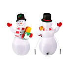 Rotating LED Snowman Inflatable // 5 ft