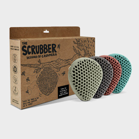 The Scrubber Variety Pack // Matcha + Charcoal + Red-Clay + Peppermint