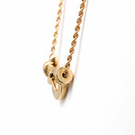 Fred // 18k Rose Gold Force Diamond Necklace // 15.74"-17.71" // Store Display