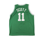 Boston Celtics // Nate Archibald Signed Jersey Inscribed "HOF 91" (JSA) + Nate "Tiny" Archibald Signed 8x10 Photo (Schwartz) + Charlie Scott Signed Jersey Inscribed "HOF 2018" (Schwartz)