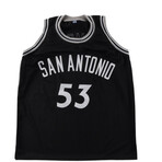 San Antonio Spurs // George Gervin Signed 8x10 Photo (Beckett) + Alvin Robertson Signed Jersey Inscribed "86 DPOY" (OK Authentics) + Artis Gilmore Signed Jersey (RSA)