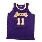 Los Angeles Lakers Jerseys // Bob McAadoo Signed (JSA) +  Byron Scott Signed Inscribed "Showtime" (Beckett)