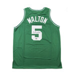 Bill Walton // Signed Boston Celtics Jersey (Beckett) + Signed Boston Celtics Custom Framed Photo Display (Beckett)