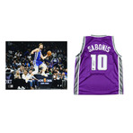 Domantas Sabonis // Signed Sacramento Kings Jersey (Beckett) + Signed Sacramento Kings 11x14 Photo (Beckett)