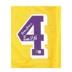 Los Angeles Lakers Jerseys // Bob McAadoo Signed (JSA) +  Byron Scott Signed Inscribed "Showtime" (Beckett)