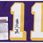 Los Angeles Lakers Jerseys // Bob McAadoo Signed (JSA) +  Byron Scott Signed Inscribed "Showtime" (Beckett)