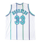 Hornets Legends Mourning & Rice Signed Jerseys