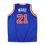 Knicks Legends King & Ward Signed Jerseys