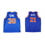 Knicks Legends King & Ward Signed Jerseys