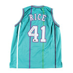 Hornets Legends Mourning & Rice Signed Jerseys