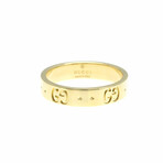 Gucci // 18k Yellow Gold Icon Ring // Ring Size: 5 // Store Display