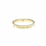 Tiffany & Co. // 18k Rose Gold Flat Ring With Diamond // Ring Size: 6 // Store Display