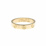 Cartier // 18k Rose Gold Love Mini Love Ring // Ring Size: 5.75 // Store Display