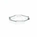 Gucci // 18k White Gold Link Toe Ring // Ring Size: 9 // Store Display