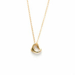 Tiffany & Co. // 18k Rose Gold Open Heart Pendant Necklace // 15.94" // Store Display