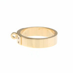 Hermes // 18k Rose Gold Kelly Ring With Diamond // Ring Size: 7 // Store Display