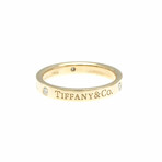 Tiffany & Co. // 18k Rose Gold Flat Ring With Diamond // Ring Size: 6 // Store Display