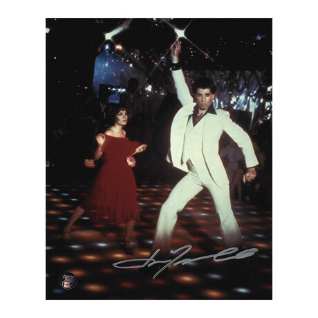 John Travolta // "Saturday Night Fever" // Autographed 8X10 Photo