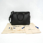 Louis Vuitton Taiga Leather Briefcase // Black