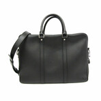 Louis Vuitton Taiga Leather Briefcase // Black