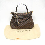 Louis Vuitton Damier Leather + Canvas Handbag IV // Ebene