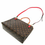 Louis Vuitton Monogram Leather Crossbody Handbag I // Coquelicots + Monogram Brown