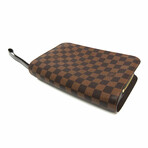 Louis Vuitton Damier Leather + Canvas Saint Louis Clutch Bag // Ebene