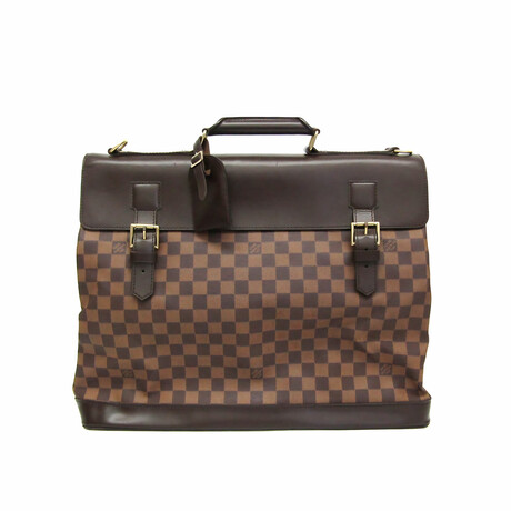 Louis Vuitton Damier Leather + Canvas Handbag III // Ebene