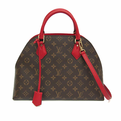 Louis Vuitton Monogram Leather Crossbody Handbag // Monogram Brown + Rouge