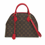 Louis Vuitton Monogram Leather Crossbody Handbag // Monogram Brown + Rouge