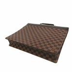 Louis Vuitton Damier Leather + Canvas Briefcase I // Ebene