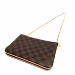 Louis Vuitton Damier Leather + Canvas Shoulder Bag // Ebene + Rose Ballerine