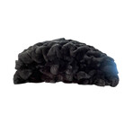 Sharpei Cuddle Fur Throw // Black (50"L x 65"W)