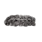 Sharpei Cuddle Fur Throw // Charcoal (50"L x 65"W)