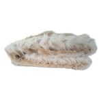 Wolf Faux Fur Throw // Snow