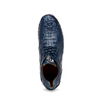 Kratos // Caiman Leather Sneakers // Navy (US: 7)