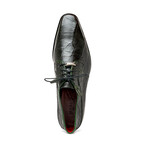 Fitipaldi // Alligator Leather Derby Shoes // Olive (US: 7.5)