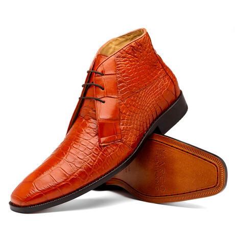 Pietro // Alligator Leather Chukka Boot // Honey (US: 7)