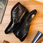 Pietro // Alligator Leather Chukka Boot // Black (US: 7)