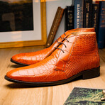 Pietro // Alligator Leather Chukka Boot // Honey (US: 9.5)